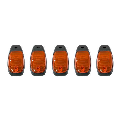 Recon Truck Accessories - 264345AM | Amber Cab Roof Light Lens with Amber Ultra High-Power LED’s