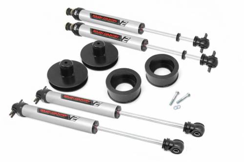 Rough Country - 65870 | 2in Jeep Suspension Lift Kit w/ V2 Monotube Shocks