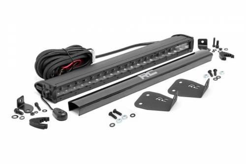Rough Country - 71036 | Rough Country 20 Inch LED Bumper Mounting Kit For Bronco Sport | 2021-2023 | Black Series