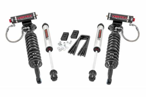 Rough Country - 52257 | Rough Country 2 Inch Lift Kit With Lifted Struts For Ford F-150 4WD | 2009-2013 | Vertex Coilovers, V2 Monotube Shocks