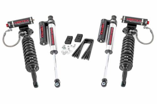 Rough Country - 52250 | Rough Country 2 Inch Lift Kit With Lifted Struts For Ford F-150 4WD | 2009-2013 | Vertex Coilovers, Vertex Reservoir Shocks