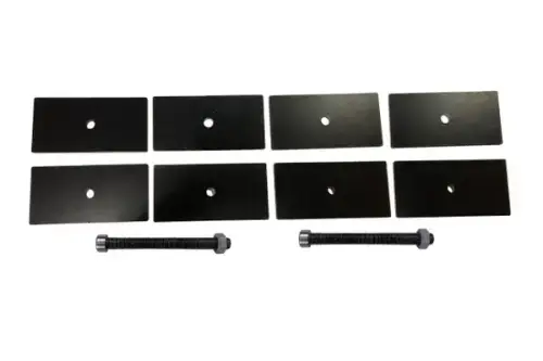 McGaughys Suspension Parts - 52361 | McGaughys Rear Leaf Lift Shims 2011-2025 GM Truck 2500/3500 2WD/4WD