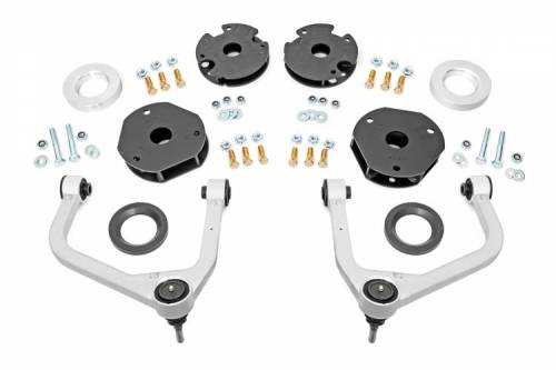 Rough Country - 11400 | Rough Country 3.5 Inch Lift Kit With Forged Upper Control Arms Chevrolet Suburban 1500, Tahoe / GMC Yukon, Yukon XL 1500 | 2021-2023