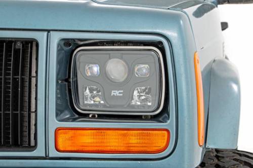 Rough Country - RCH5200 | Jeep 5X7 Inch LED Headlights (Cherokee XJ)