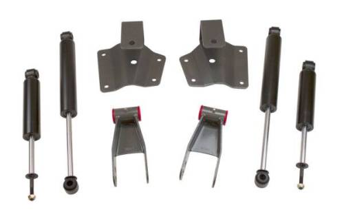 MaxTrac Suspension - 200940 | 4 Inch Rear Lowering Box Kit (1999-2006 Chevrolet, GMC Silverado, Sierra 1500 2WD/4WD)