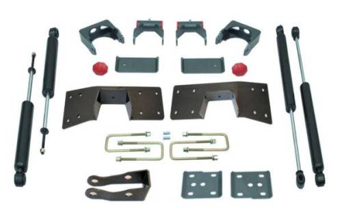 MaxTrac Suspension - 200950 | 5 Inch Rear Lowering Box Kit (1999-2006 Chevrolet, GMC Silverado, Sierra 1500 2WD/4WD)