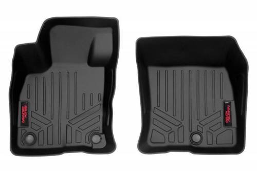 Rough Country - M-5132 | Rough Country Floor Mats Front Ford Bronco Sport / Maverick | 2021-2023