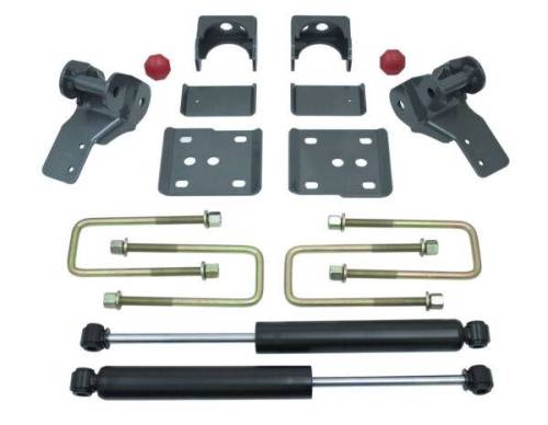 MaxTrac Suspension - 203240 | 4 Inch Rear Lowering Box Kit (2015-2020 Ford F150 2WD/4WD | All Models)