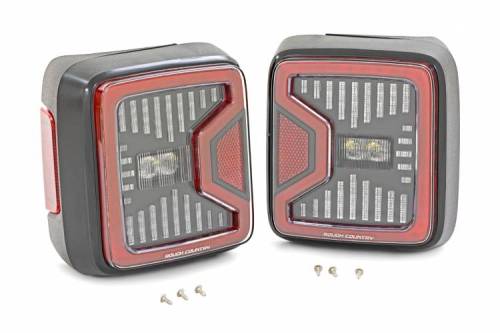 Rough Country - RCH5900 | Rough Country LED Tail Lights For Jeep Wrangler 4xe, JL, JL Unlimited 4WD | 2018-2023