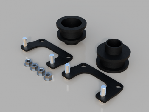 Traxda - 202051 | Traxda 1.5 Inch Rear Leveling Kit (2018-2024 Odyssey FWD)