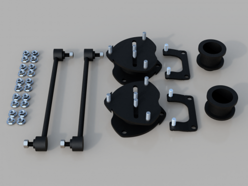 Traxda - 202055 | Traxda 2.0 Inch Front / 2.0 Inch Rear Suspension Lift Kit (2018-2024 Odyssey FWD)