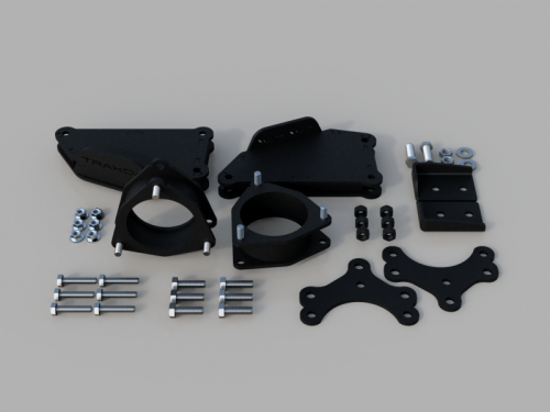 Traxda - 906060 | Traxda 2.0 front / 2.0 Inch Rear Inch Suspension Lift Kit (2020-2024 Highlande, 2022-2024 RX350)