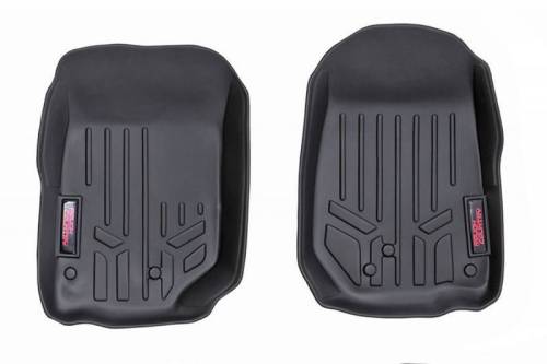 Rough Country - M-6142 | Floor Mats | Front | | Jeep Wrangler JK 4WD (2014-2018)