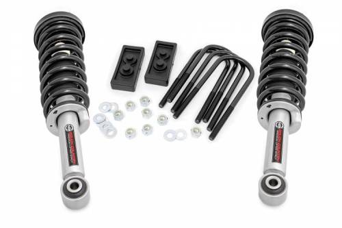 Rough Country - 51028 | Rough Country 2.5 Inch Lift Kit For Ford F-150 Tremor 4WD | 2021-2023 | Lifted N3 Strut