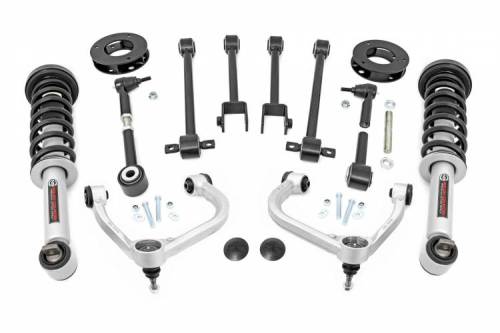 Rough Country - 40231 | Rough Country 3 Inch Lift Kit with Premium N3 Struts / NO Rear Shocks (2018-2024 Expedition 4WD)