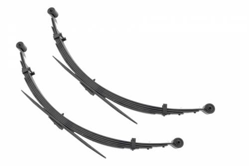 Rough Country - 8026Kit | Rear 56 Inch Leaf Springs| 4" Lift | Pair | GMC Half-Ton Suburban 4WD (1977-1991)