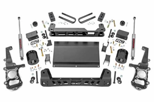 Rough Country - 40730 | Rough Country 4 Inch Lift Kit For Ford F-150 Tremor 4WD | 2021-2023 | Premium N3 Shocks