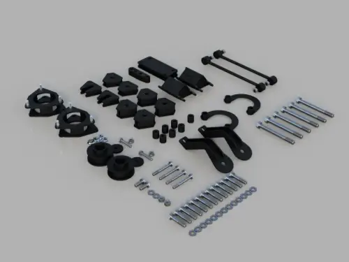 Traxda - 902030 | Traxda 2.0 Inch Suspension Lift Kit With Subframe Drops (2018-2022 Rav4)