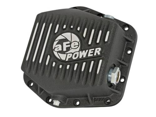 Afe - Advance Flow Engineering - 46-70302 | aFe Power Pro Series Rear Differential Cover Black w/ Machined Fins