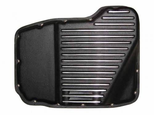 PML Covers - 11078-B | Chrysler, Dodge 68RFE, 66RFE, 65RFE, 545RFE, 45RFE Stock Capacity Transmission Pan | Black