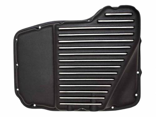 PML Covers - 11079-B | Chrysler, Dodge 68RFE, 66RFE, 65RFE, 545RFE, 45RFE Deep 2 Quart Over Stock Transmission Pan | Black Finish