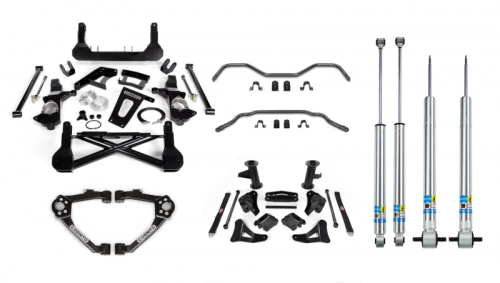 Cognito Motorsports - 210-P1144 | Cognito 10-Inch Performance Lift Kit with Bilstein 5100 Series Shocks (2014-2018 Suburban 1500, Yukon XL 1500 2WD/4WD With OEM Aluminum/ Stamped Steel Upper Control Arms)