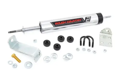 Rough Country - 8743570 | V2 Steering Stabilizer | Toyota Land Cruiser FJ40 4WD (1961-1982)