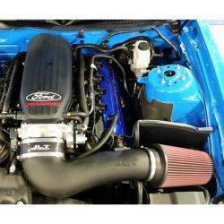 S&B Filters - CAI-FMGCJ-11 | S&B Filters JLT Cold Air Intake (2011-2014 Mustang GT with Cobra Jet Intake Manifold) Cotton Cleanable Red
