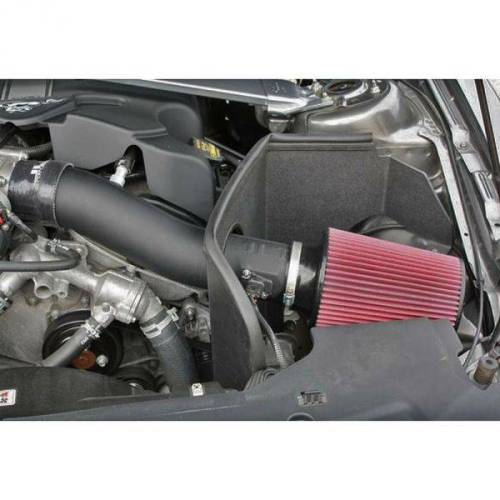 S&B Filters - CAI-FMV6-11 | S&B Filters JLT Cold Air Intake Kit (2011-2014 Mustang V6) Cotton Cleanable Red