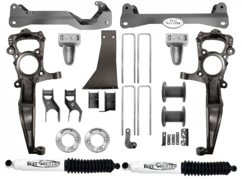 Tuff Country - 26100KN | Tuff Country Front 6 Inch Lift Kit With Shocks For Ford F-150 | 2009-2014