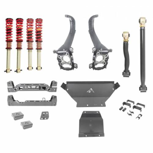 Belltech - 152600TPC | Belltech 4-7.5 Inch Complete Lift Kit with Trail Performance Coilovers (2021-2023 Bronco 4WD | W/O Sasquatch)