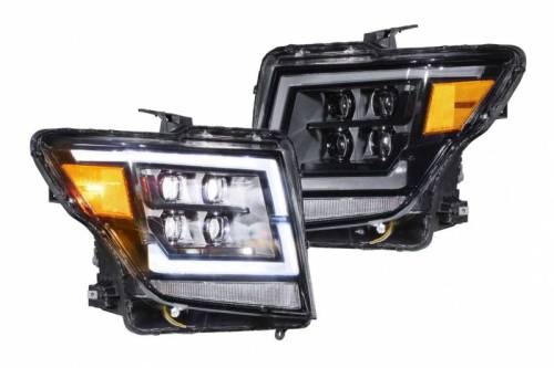 Morimoto - LF476 | Morimoto XB LED Headlights With Sequential Turn Signal For Nissan Titan | 2016-2020 | Pair