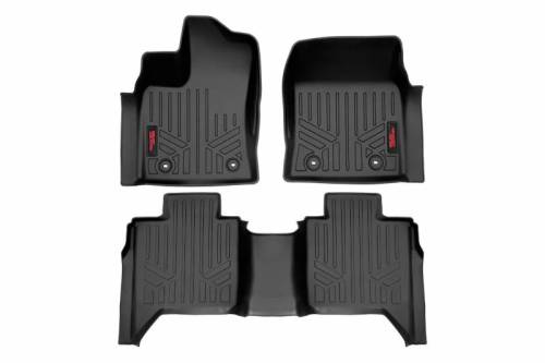 Rough Country - M-71780 | Rough Country Front and Rear Floor Mats For Toyota Tundra 2/4WD | 2022-2023