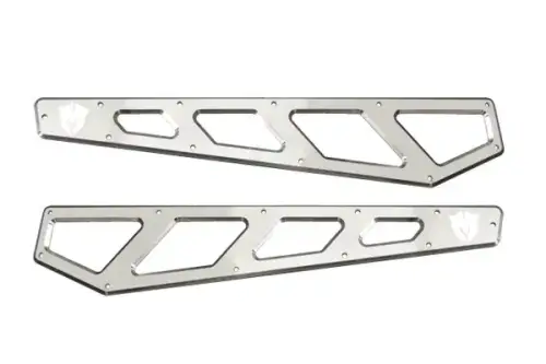 McGaughys Suspension Parts - 51103 | McGaughys Billet Face Plates RAW (fits Radius Arms) 2005-2022 Ford F250, F350 Super Duty