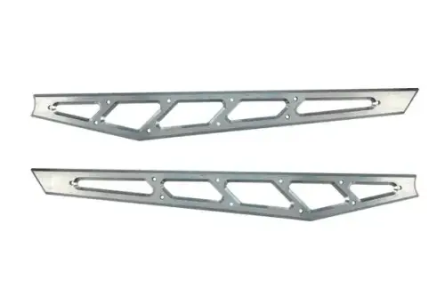McGaughys Suspension Parts - 51443 | McGaughys Billet Face Plates RAW (fits Compression Struts) 2020-2025 GM 2500/3500 Truck