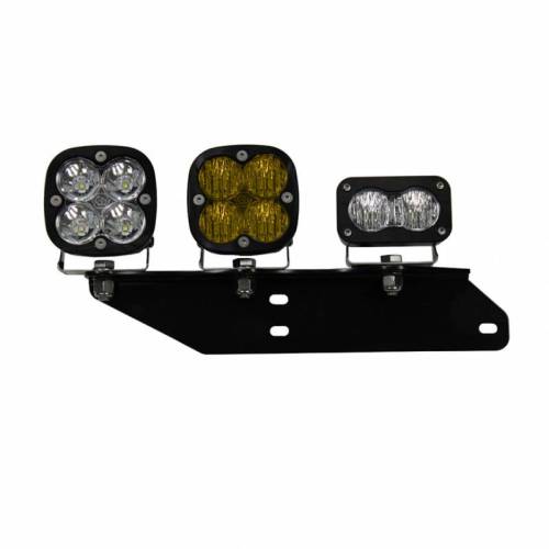 Baja Designs - 447717 | Baja Designs Sportsmen Squadron/S2 SAE Pocket Fog Light Kit For Ford F-150 Raptor | 2017-2020 | Amber, SAE Fog Light Pattern