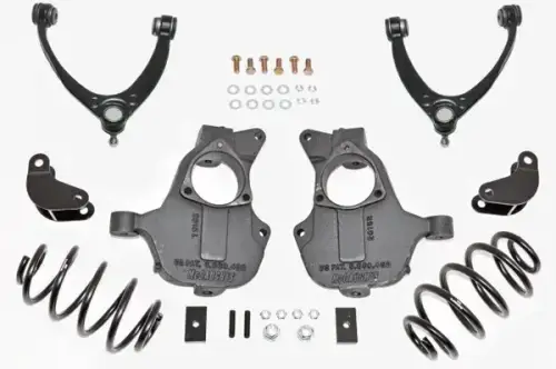 McGaughys Suspension Parts - 34208 | McGaughys 2 Inch Front / 3 Inch Rear Lowering Kit 2014-2020 GM SUV 1500 4WD
