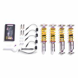 KW Suspension - 35261025 | KW V3 Coilover Kit Bundle (Chevrolet Corvette (C7); Coilover Conversion incl. leaf spring removal; with electronic shock control)