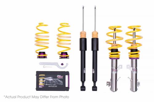 KW Suspension - 102800CV | KW V1 Coilover Kit Bundle (VW Golf GTI MKVIII w/ DCC)