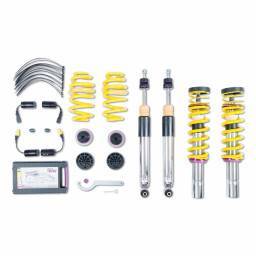 KW Suspension - 352100BJ | KW V3 Coilover Kit Bundle (Audi A4, S4 (B9) Sedan; A5 Coupe; Quattro; with electronic damping control)