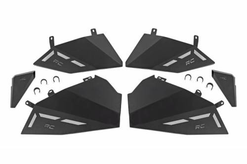 Rough Country - 93105 | Rough Country Aluminum Lower Front And Rear Door Panels For Polaris RZR XP 4 1000 | 2014-2022