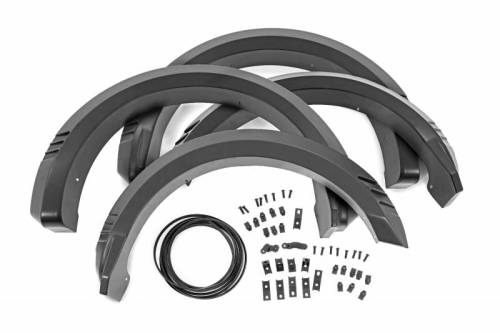Rough Country - F-F315110 | Rough Country SF1 Fender Flare For Ford F-150 2WD/4WD (2015-2017) | Flat Black