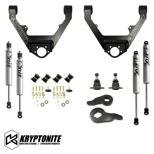 Kryptonite - KR99STAGE3FOX | Kryptonite Stage 3 Leveling Kit w/ Fox Shocks (1999-2006 GM 1500)