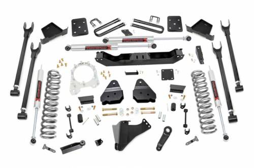 Rough Country - 52640 | Rough Country 6 Inch Lift Kit For Ford F-250/F-350 Super Duty 4WD | 2017-2022 | Diesel, No Overloads Springs, 3.5" Axle Diameter, M1 Shocks, No Front Driveshaft