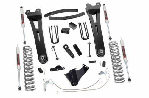 Rough Country - 53940 | Rough Country 6 Inch Lift Kit For Ford F-250/F-350 Super Duty 4WD | 2008-2010 | Gas, M1 Shocks