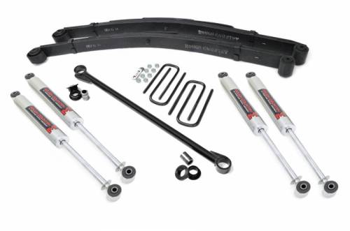 Rough Country - 48940 | Rough Country 2.5 Inch Leveling Lift Kit For Ford F-250/F-350 Super Duty 4WD | 1999-2004 | M1 Shock