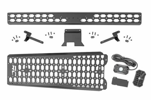 Rough Country - 51124 | Rough Country Molle Mounting Panel (2021-2024 Bronco 4 Door 4WD | With Overhead Dome Light)
