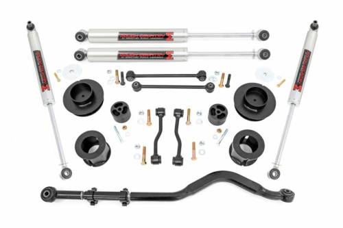 Rough Country - 63740 | Rough Country 3.5 Inch Lift Kit With Spacers For Jeep Gladiator JT 4WD | 2020-2022 | M1 Shocks