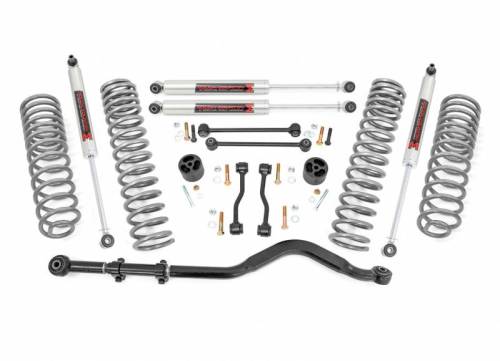 Rough Country - 64940 | Rough Country 3.5 Inch Lift Kit With Coil Springs For Jeep Gladiator JT | 2020-2022 | M1 Shocks