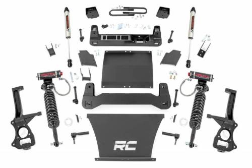 Rough Country - 21650 | Rough Country 6 Inch Lift Kit Vertex Coilovers / Vertex Rear Shocks (2022-2024 Silverado 1500 | 4.3L, 5.3L, 6.2L Gas Engine | Mono-Leaf Spring)